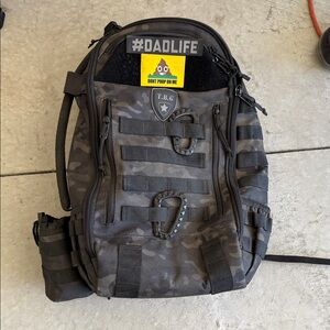 Gray Camouflage Men's Backpack